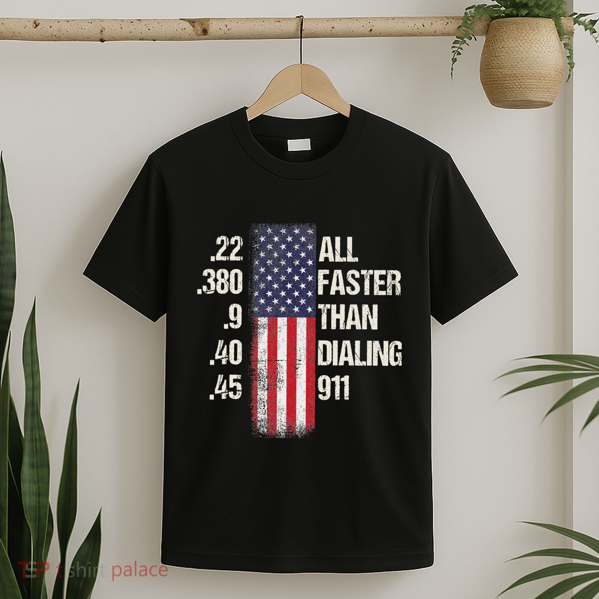 Ammo & Gun Lovers All Faster Than Dialing 911 T-Shirt