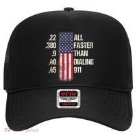 Ammo & Gun Lovers All Faster Than Dialing 911 Hat thumb 0