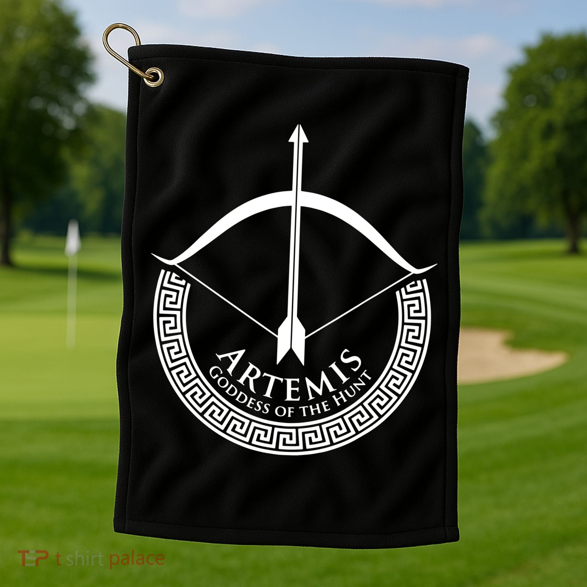 Ancient Greece Lovers Of Artemis Golf Towel
