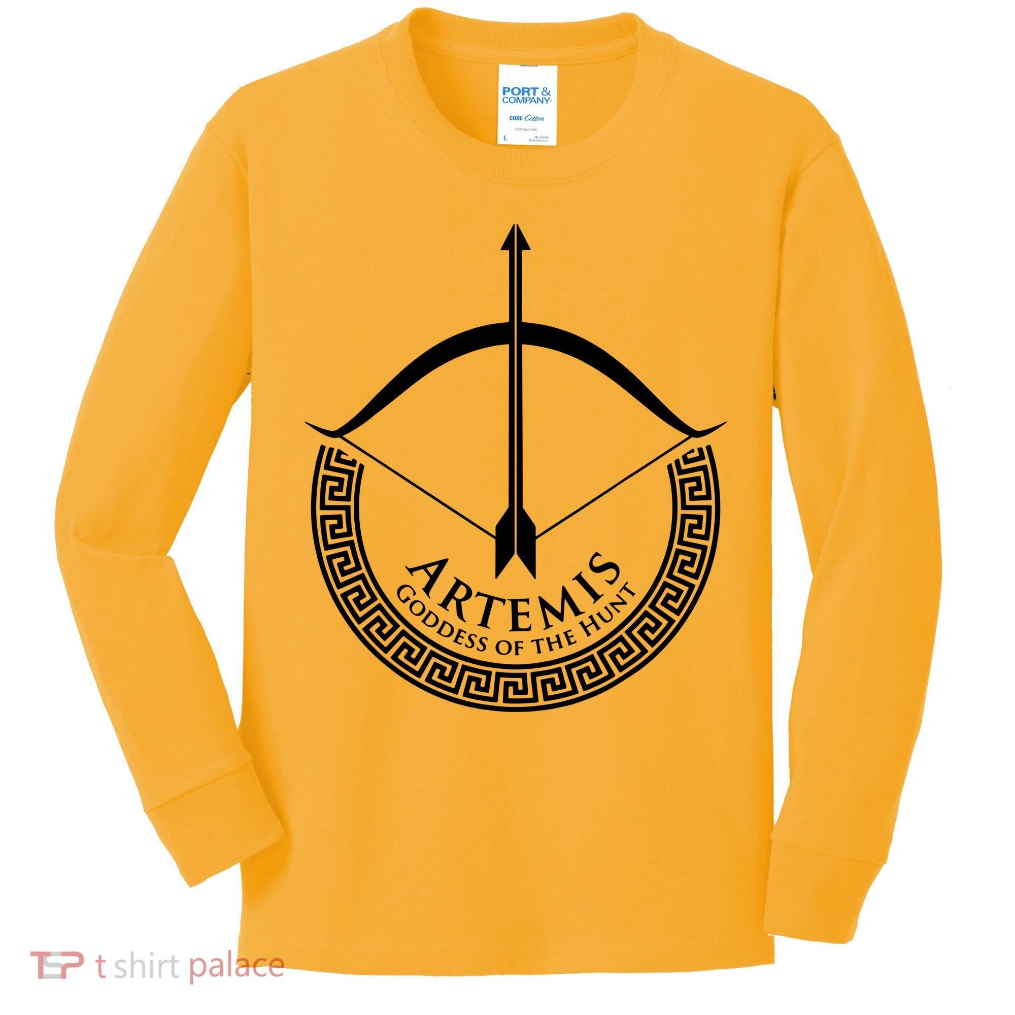 Ancient Greece Lovers Of Artemis Kids Long Sleeve Shirt