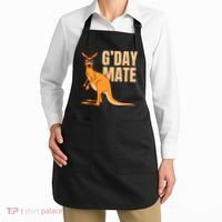 Australia G'Day Mate Shirt Funny Kangaroo Australian Symbol TShirt Apron thumb 2