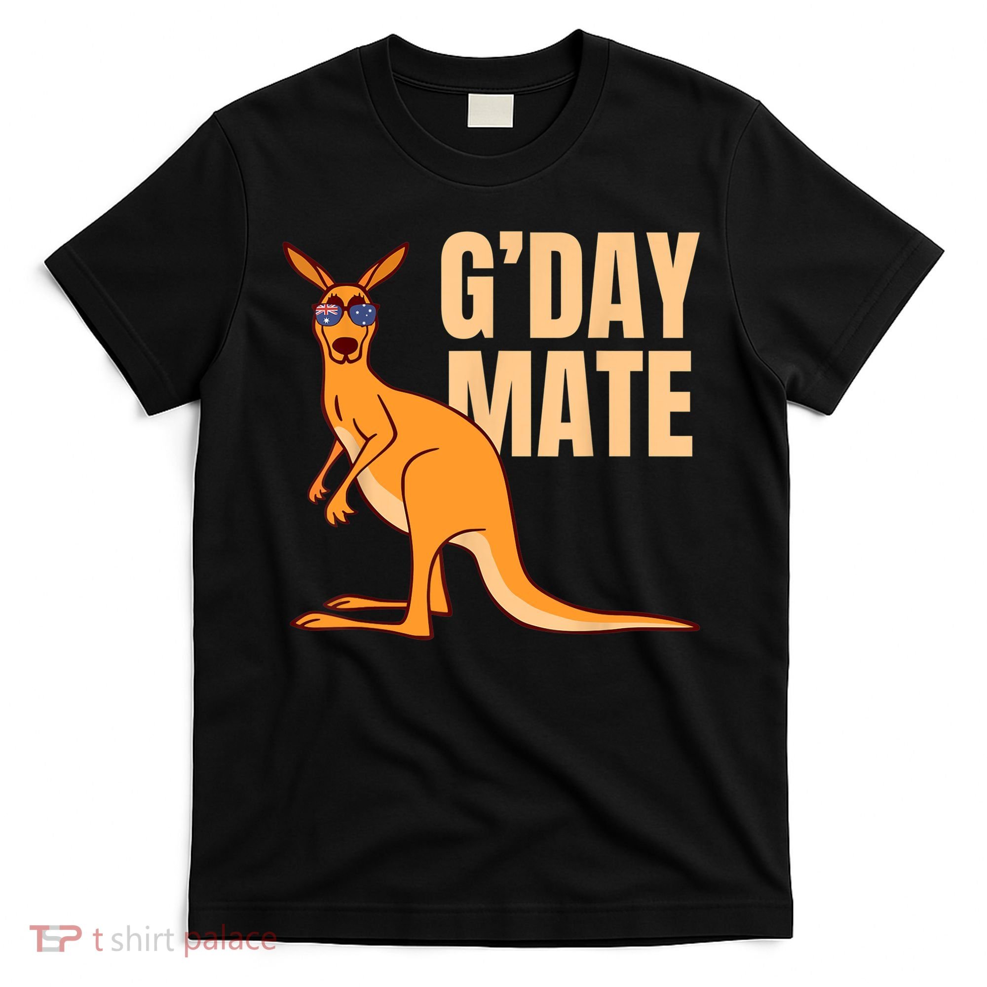 Australia G'Day Mate Shirt Funny Kangaroo Australian Symbol TShirt T-Shirt