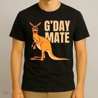 Australia G'Day Mate Shirt Funny Kangaroo Australian Symbol TShirt T-Shirt thumb 3