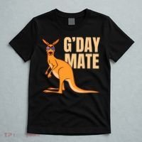 Australia G'Day Mate Shirt Funny Kangaroo Australian Symbol TShirt T-Shirt thumb 5