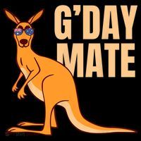 Australia G'Day Mate Shirt Funny Kangaroo Australian Symbol TShirt Coffee Mug thumb 5