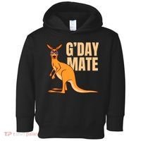 Australia G'Day Mate Shirt Funny Kangaroo Australian Symbol TShirt Toddler Hoodie thumb 0