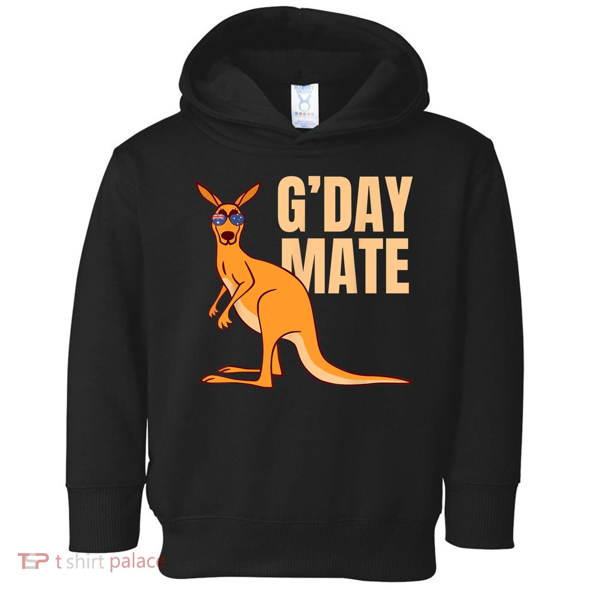 Australia G'Day Mate Shirt Funny Kangaroo Australian Symbol TShirt Toddler Hoodie