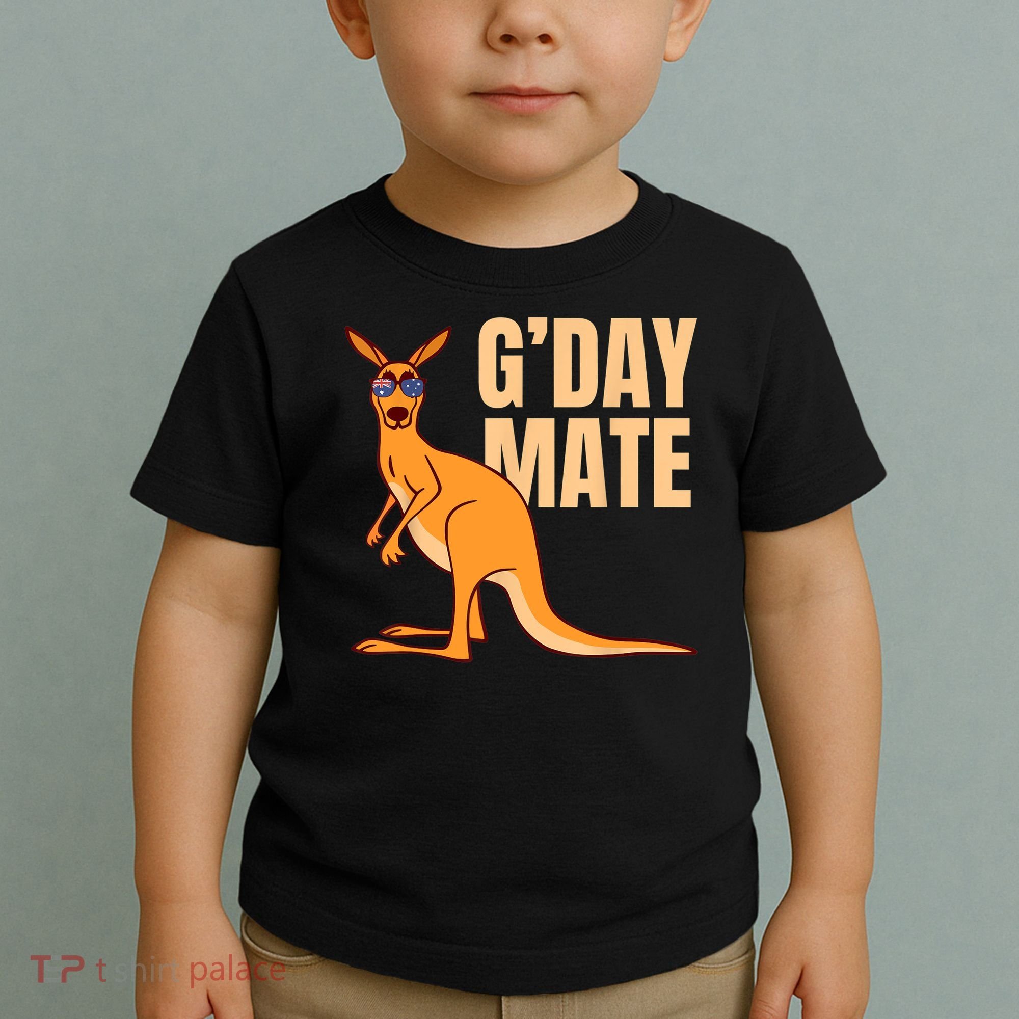 Australia G'Day Mate Shirt Funny Kangaroo Australian Symbol TShirt Toddler T-Shirt