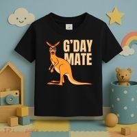 Australia G'Day Mate Shirt Funny Kangaroo Australian Symbol TShirt Toddler T-Shirt thumb 3