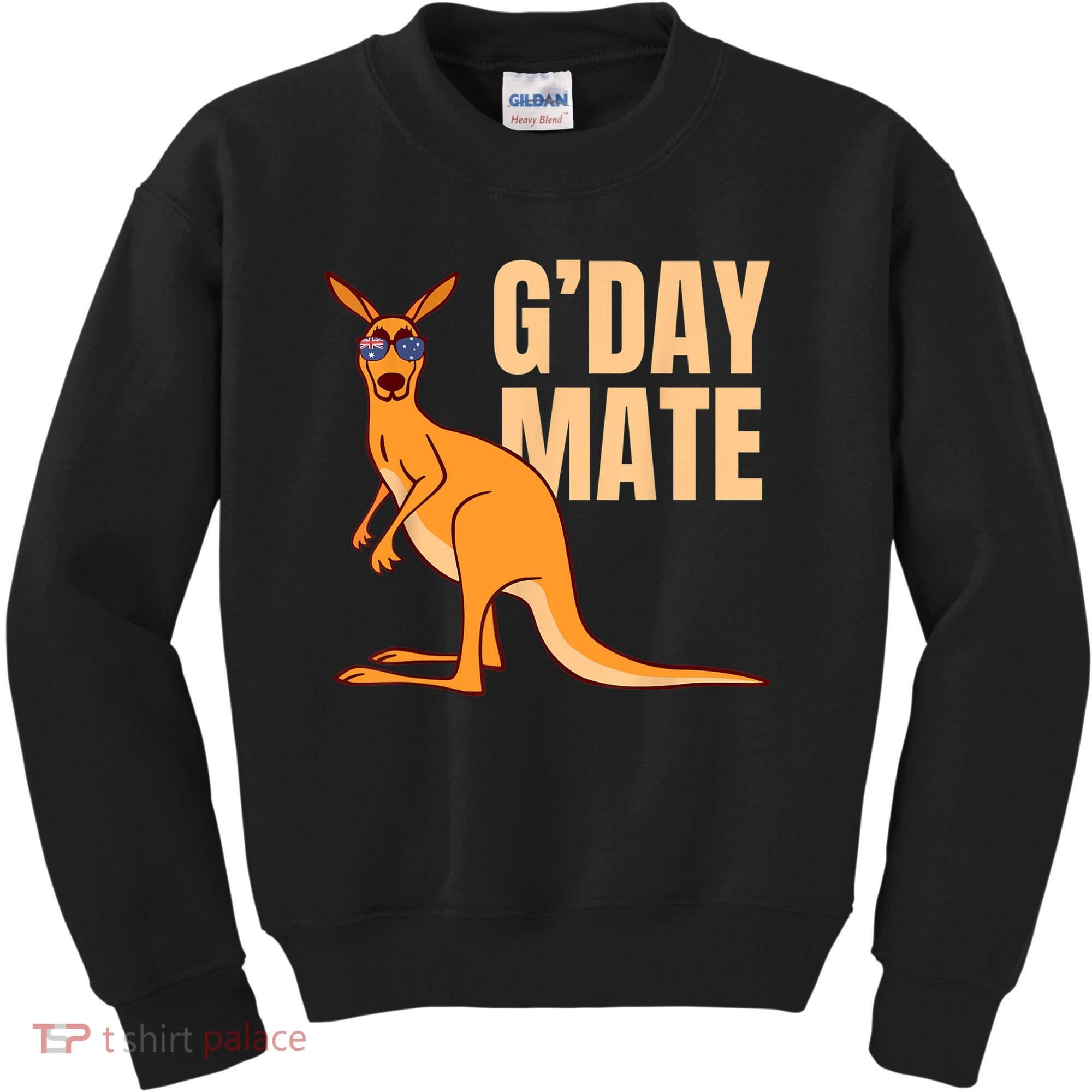 Australia G'Day Mate Shirt Funny Kangaroo Australian Symbol TShirt Kids Sweatshirt