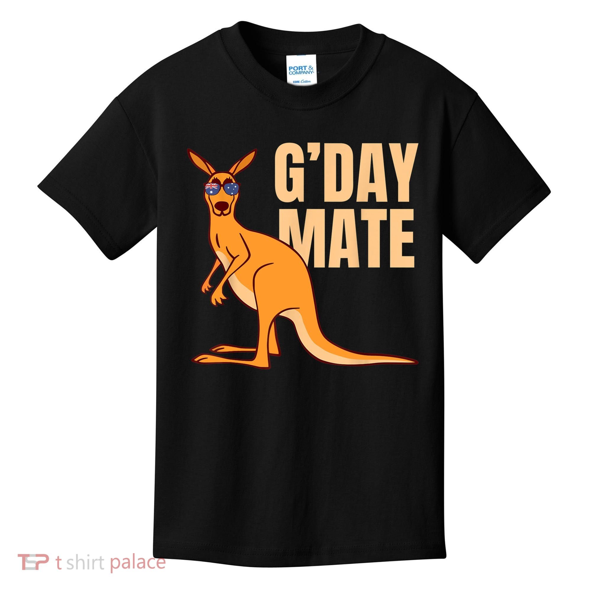 Australia G'Day Mate Shirt Funny Kangaroo Australian Symbol TShirt Kids T-Shirt