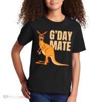 Australia G'Day Mate Shirt Funny Kangaroo Australian Symbol TShirt Kids T-Shirt thumb 2