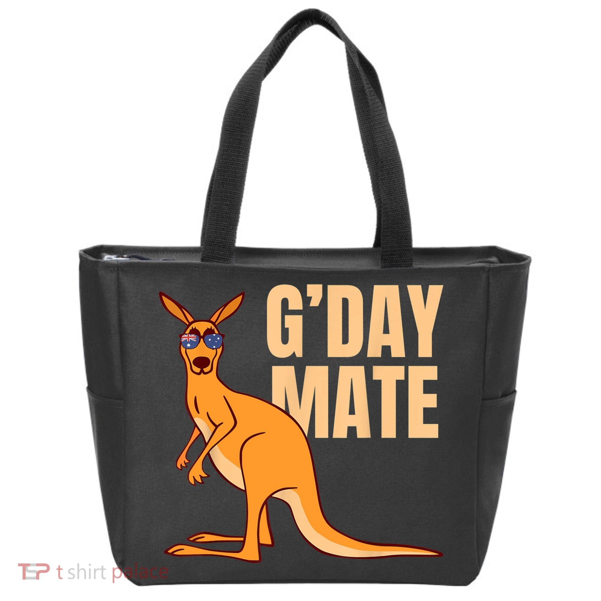 Australia G'Day Mate Shirt Funny Kangaroo Australian Symbol TShirt Tote Bag