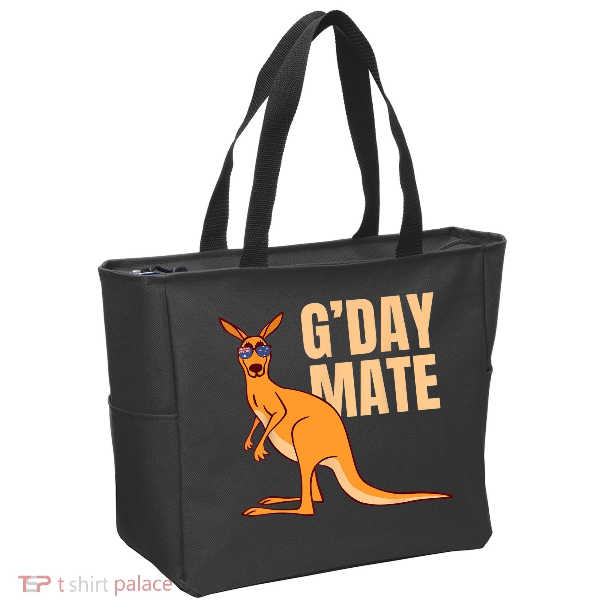 Australia G'Day Mate Shirt Funny Kangaroo Australian Symbol TShirt Tote Bag