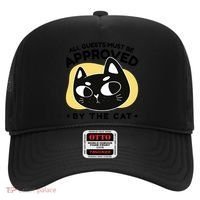 All Guests Must Be Approved By The Cat Funny Hat thumb 0
