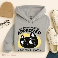 All Guests Must Be Approved By The Cat Funny Hoodie thumb 4