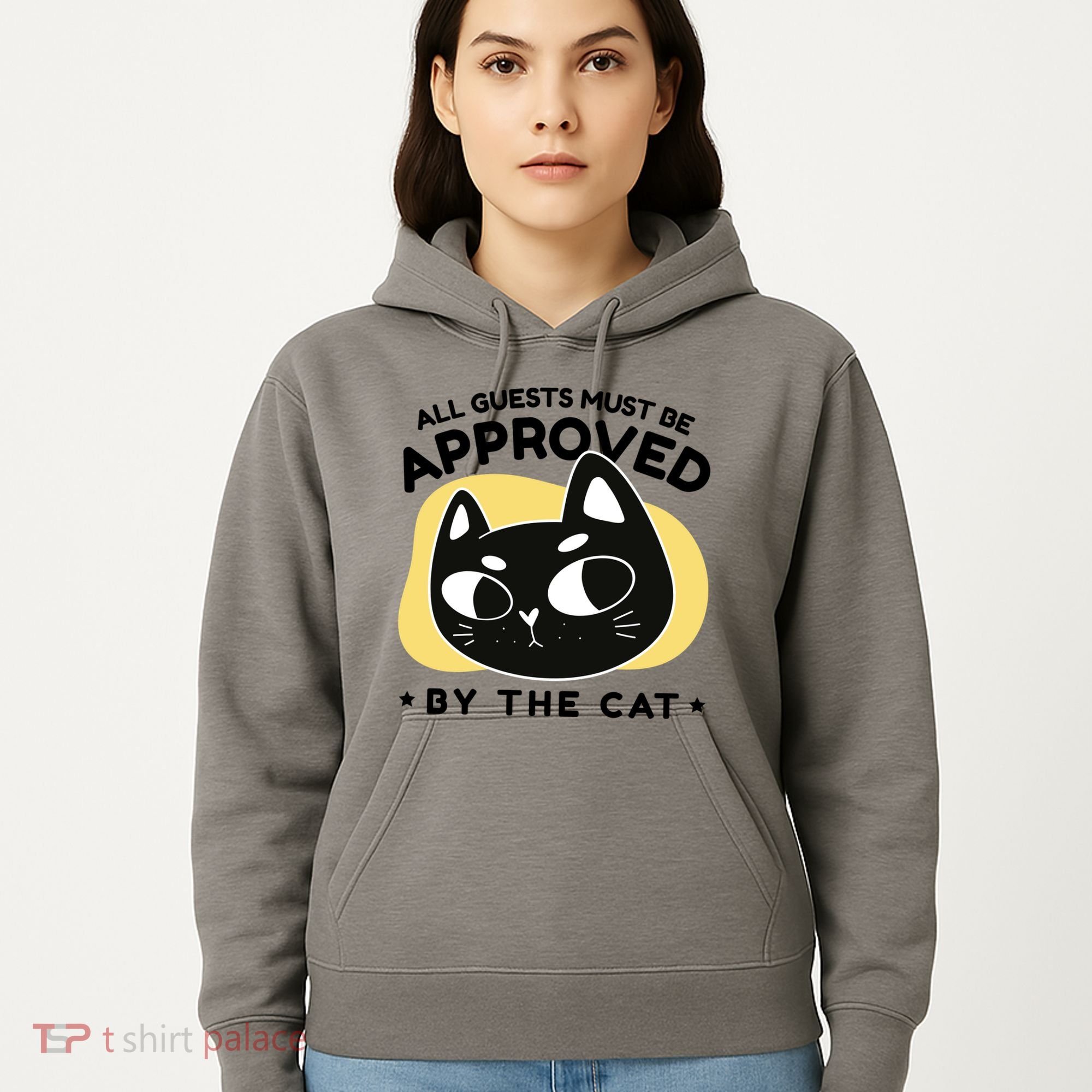 All Guests Must Be Approved By The Cat Funny Hoodie
