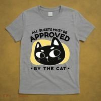 All Guests Must Be Approved By The Cat Funny T-Shirt thumb 5