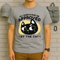 All Guests Must Be Approved By The Cat Funny T-Shirt thumb 6