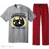 All Guests Must Be Approved By The Cat Funny Pajama Set thumb 0