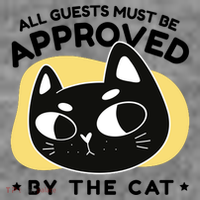 All Guests Must Be Approved By The Cat Funny Women's Hoodie thumb 2