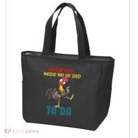 After God Made Me He Said Tada Funny Chicken Outfits Tote Bag thumb 3