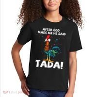 After God Made Me He Said Ta Da Funny Chicken Kids T-Shirt thumb 2