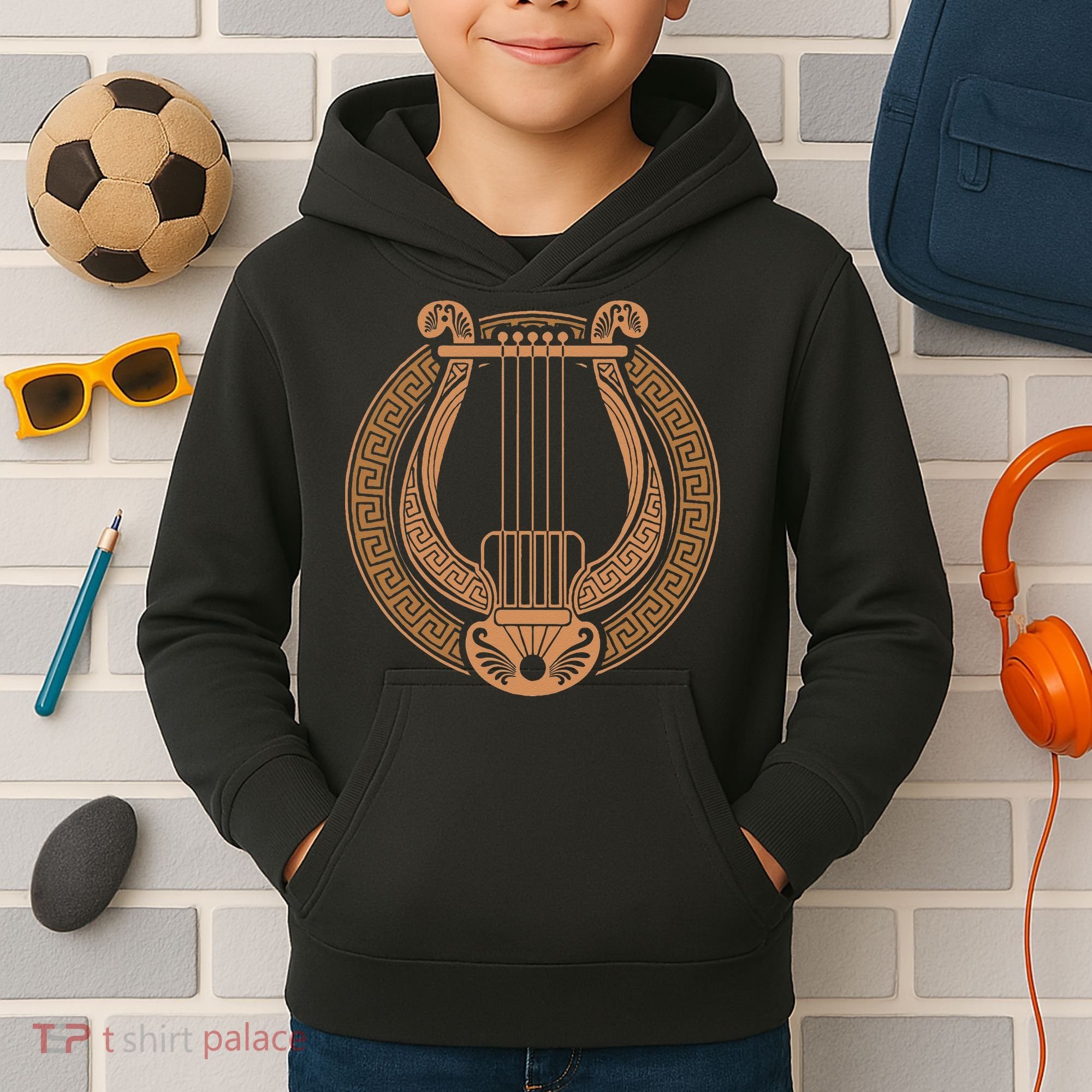 Apollo Greek Mythology Ancient Greek God Greek Mythologist Kids Hoodie