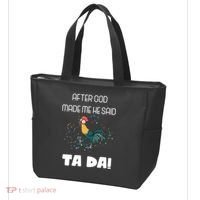 After God Made Me He Said Ta Da! Tada! Funny Meme Tote Bag thumb 3