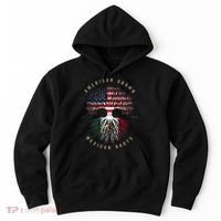 American Grown Mexican Roots Mexico Flag Hoodie thumb 0
