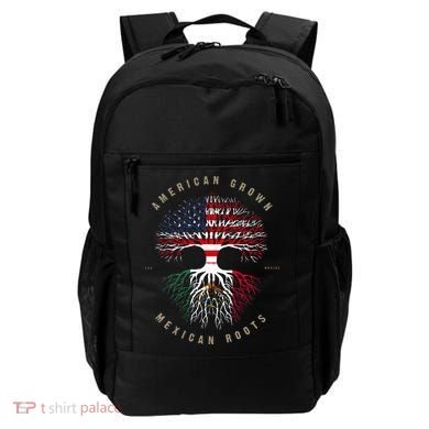 American Grown Mexican Roots Mexico Flag Backpack