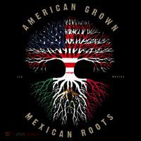 American Grown Mexican Roots Mexico Flag Mousepad thumb 1