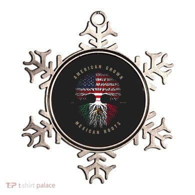 American Grown Mexican Roots Mexico Flag Ornament