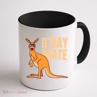 Australia G'day Mate Meaningful Gift Funny Kangaroo Australian Symbol Gift Coffee Mug thumb 1