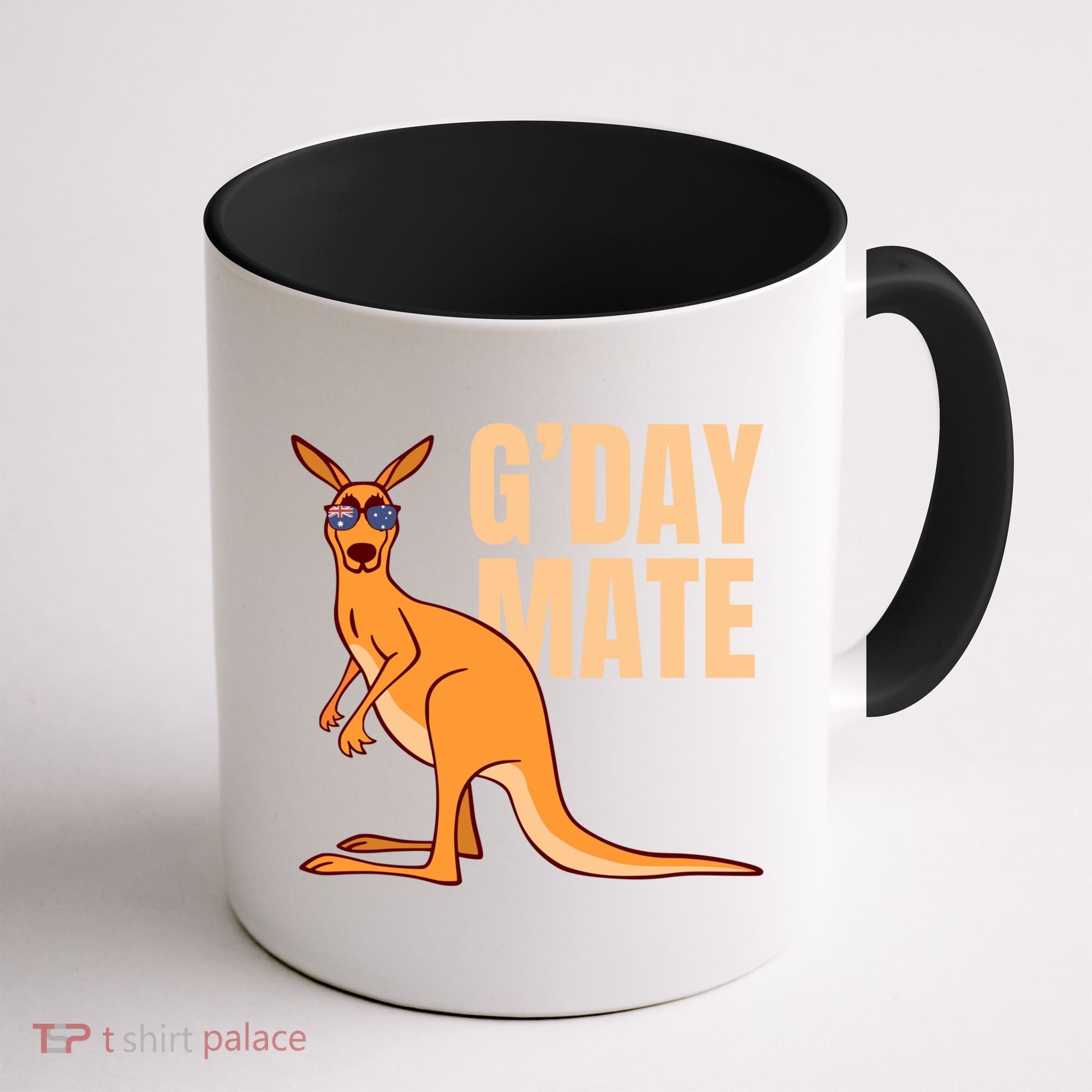 Australia G'day Mate Meaningful Gift Funny Kangaroo Australian Symbol Gift Coffee Mug