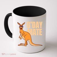Australia G'day Mate Meaningful Gift Funny Kangaroo Australian Symbol Gift Coffee Mug thumb 0