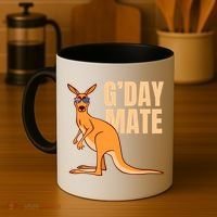 Australia G'day Mate Meaningful Gift Funny Kangaroo Australian Symbol Gift Coffee Mug thumb 4