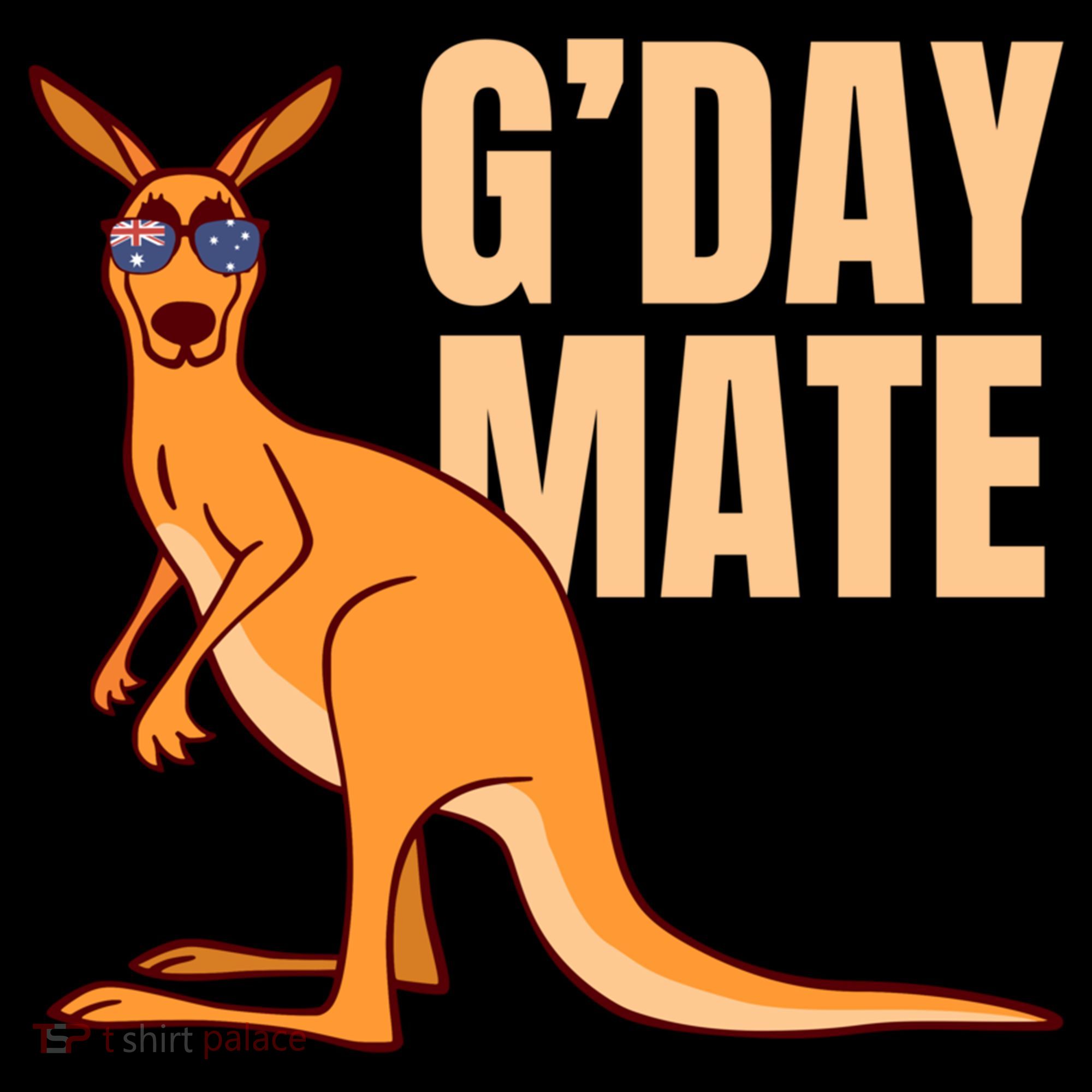 Australia G'day Mate Meaningful Gift Funny Kangaroo Australian Symbol Gift Coffee Mug