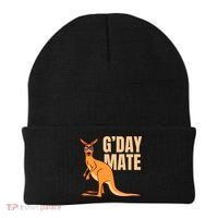 Australia G'day Mate Meaningful Gift Funny Kangaroo Australian Symbol Gift Beanie thumb 0