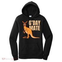 Australia G'day Mate Meaningful Gift Funny Kangaroo Australian Symbol Gift Women's Hoodie thumb 0