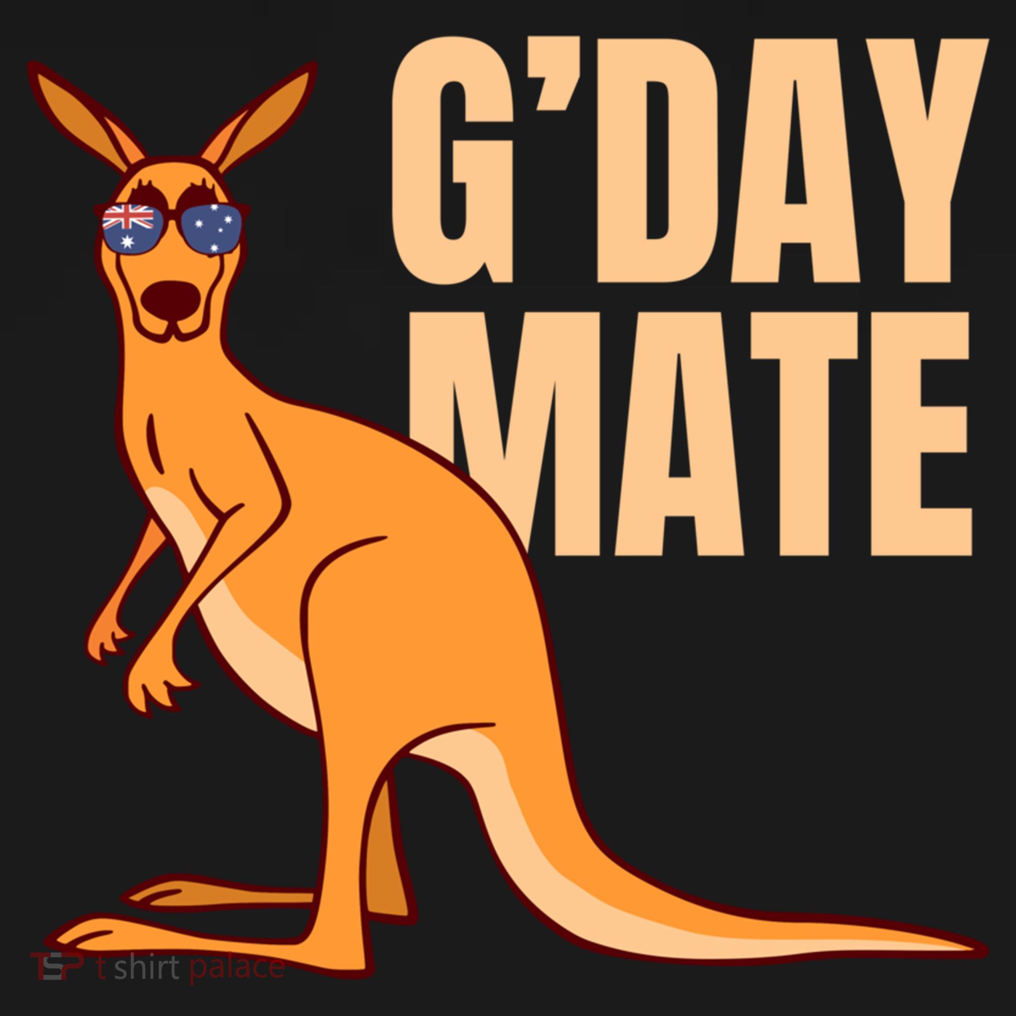 Australia G'day Mate Meaningful Gift Funny Kangaroo Australian Symbol Gift Women's Hoodie