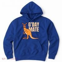 Australia G'day Mate Meaningful Gift Funny Kangaroo Australian Symbol Gift Hoodie thumb 0