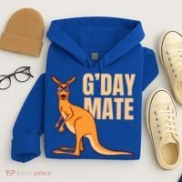 Australia G'day Mate Meaningful Gift Funny Kangaroo Australian Symbol Gift Hoodie thumb 4