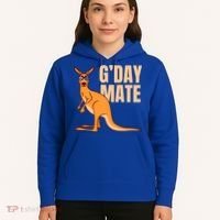 Australia G'day Mate Meaningful Gift Funny Kangaroo Australian Symbol Gift Hoodie thumb 5