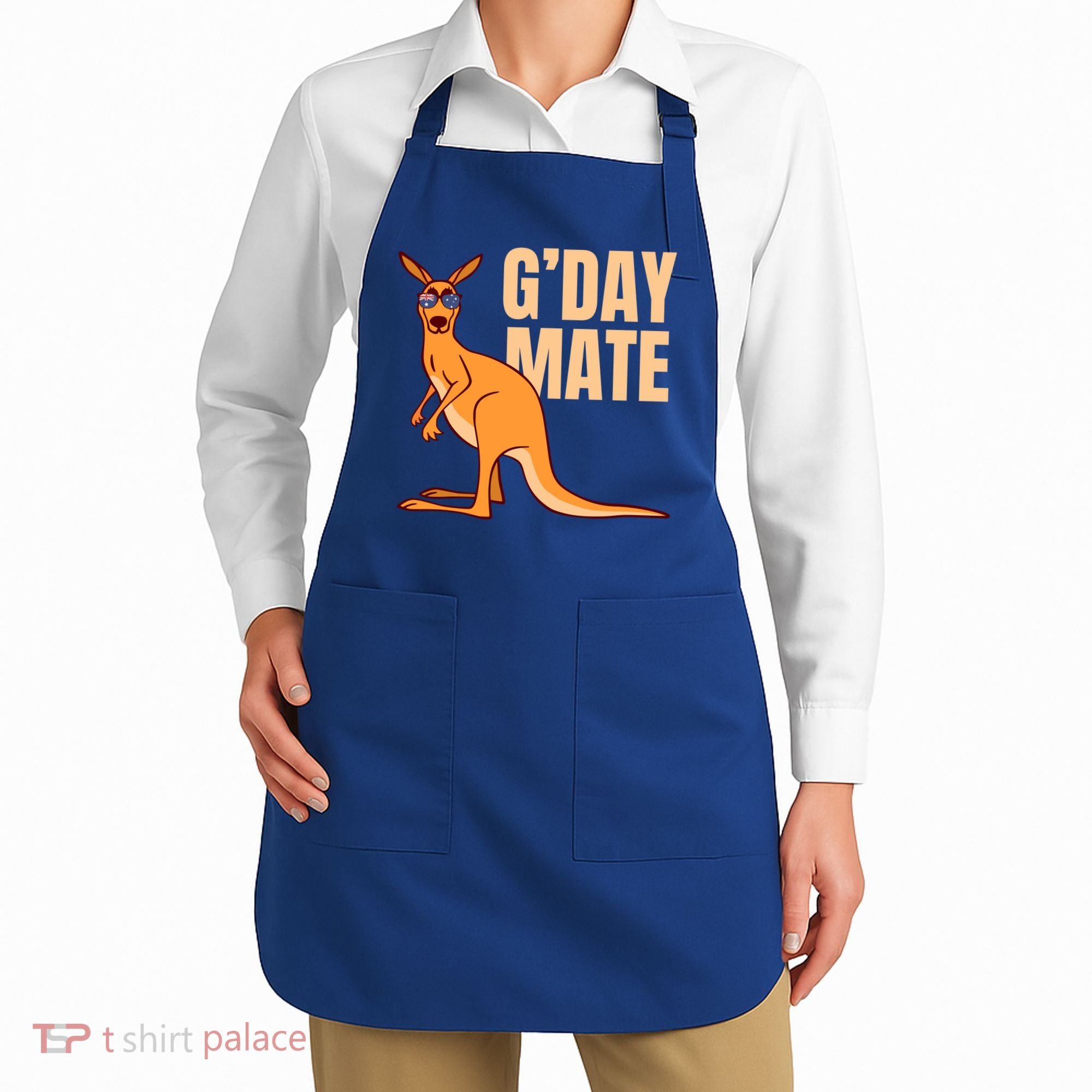 Australia G'day Mate Meaningful Gift Funny Kangaroo Australian Symbol Gift Apron