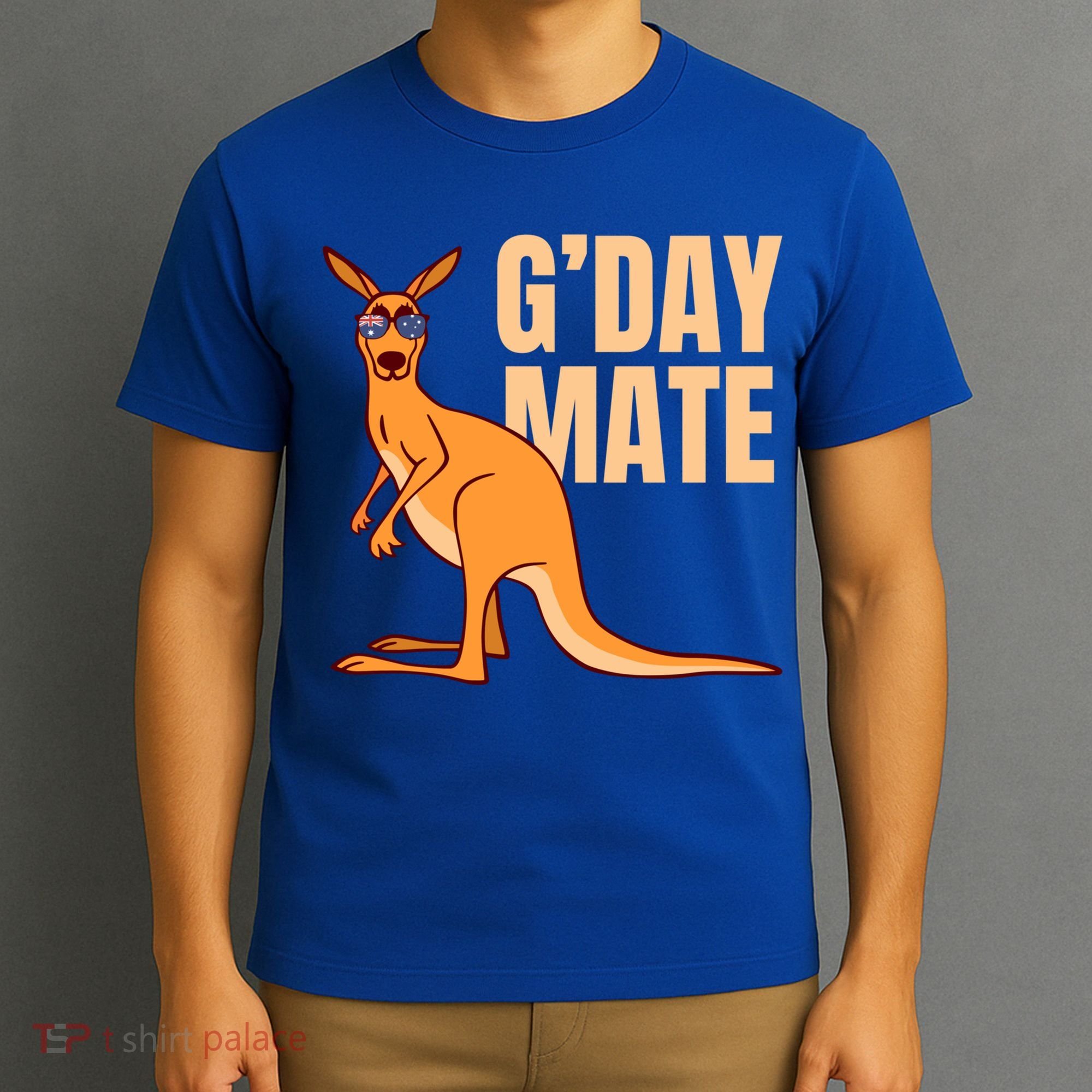 Australia G'day Mate Meaningful Gift Funny Kangaroo Australian Symbol Gift T-Shirt