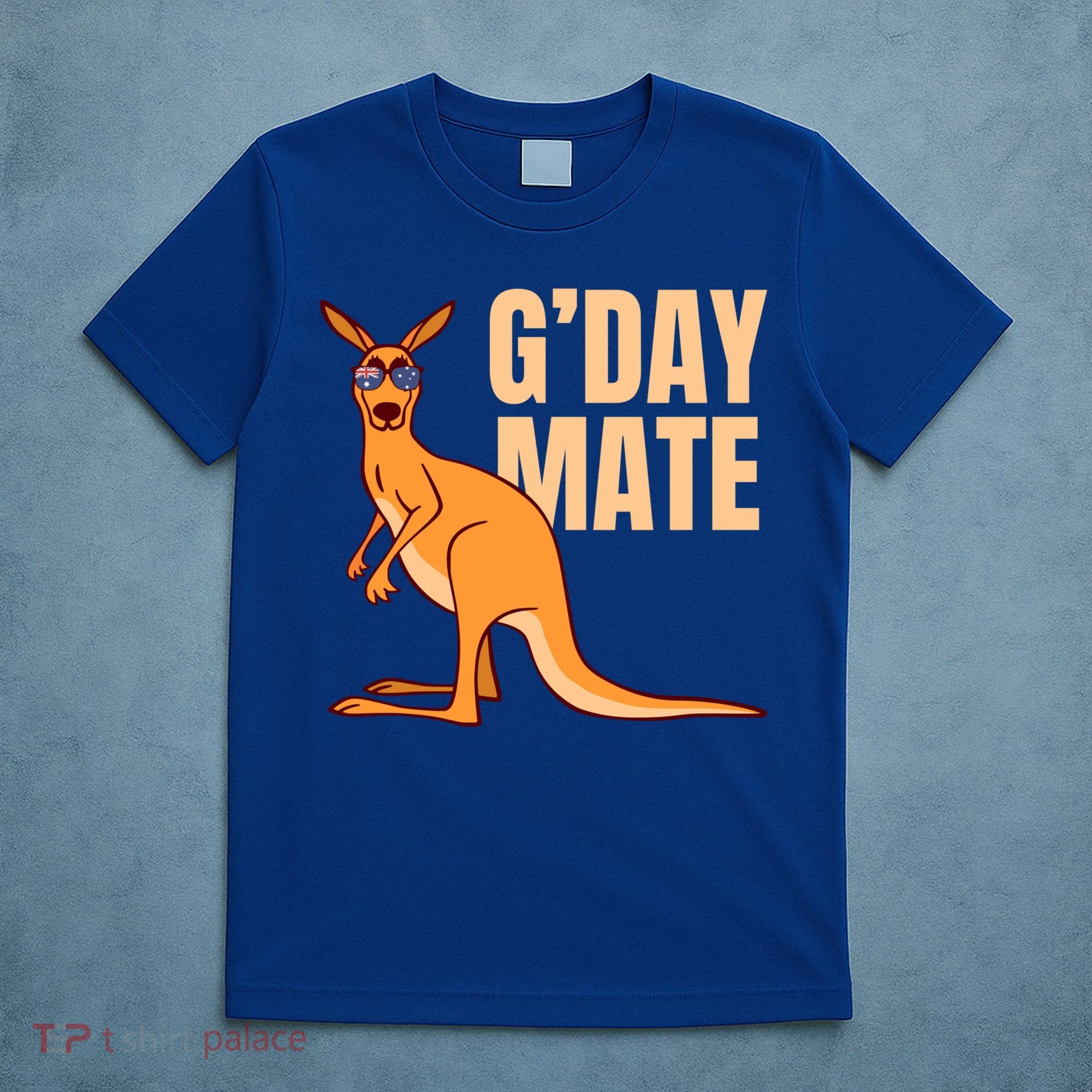 Australia G'day Mate Meaningful Gift Funny Kangaroo Australian Symbol Gift T-Shirt