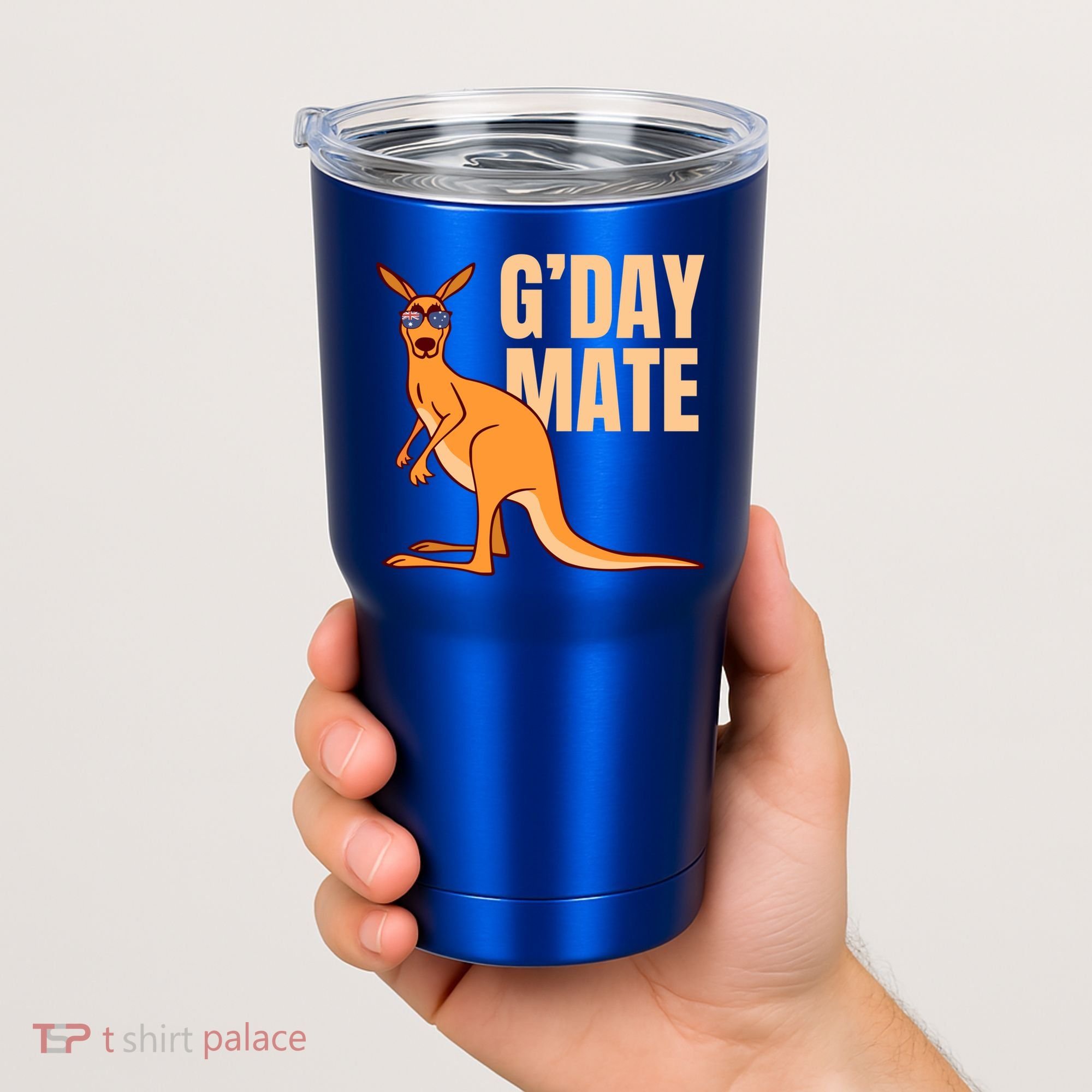 Australia G'day Mate Meaningful Gift Funny Kangaroo Australian Symbol Gift Tumbler