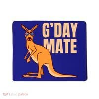 Australia G'day Mate Meaningful Gift Funny Kangaroo Australian Symbol Gift Mousepad thumb 0