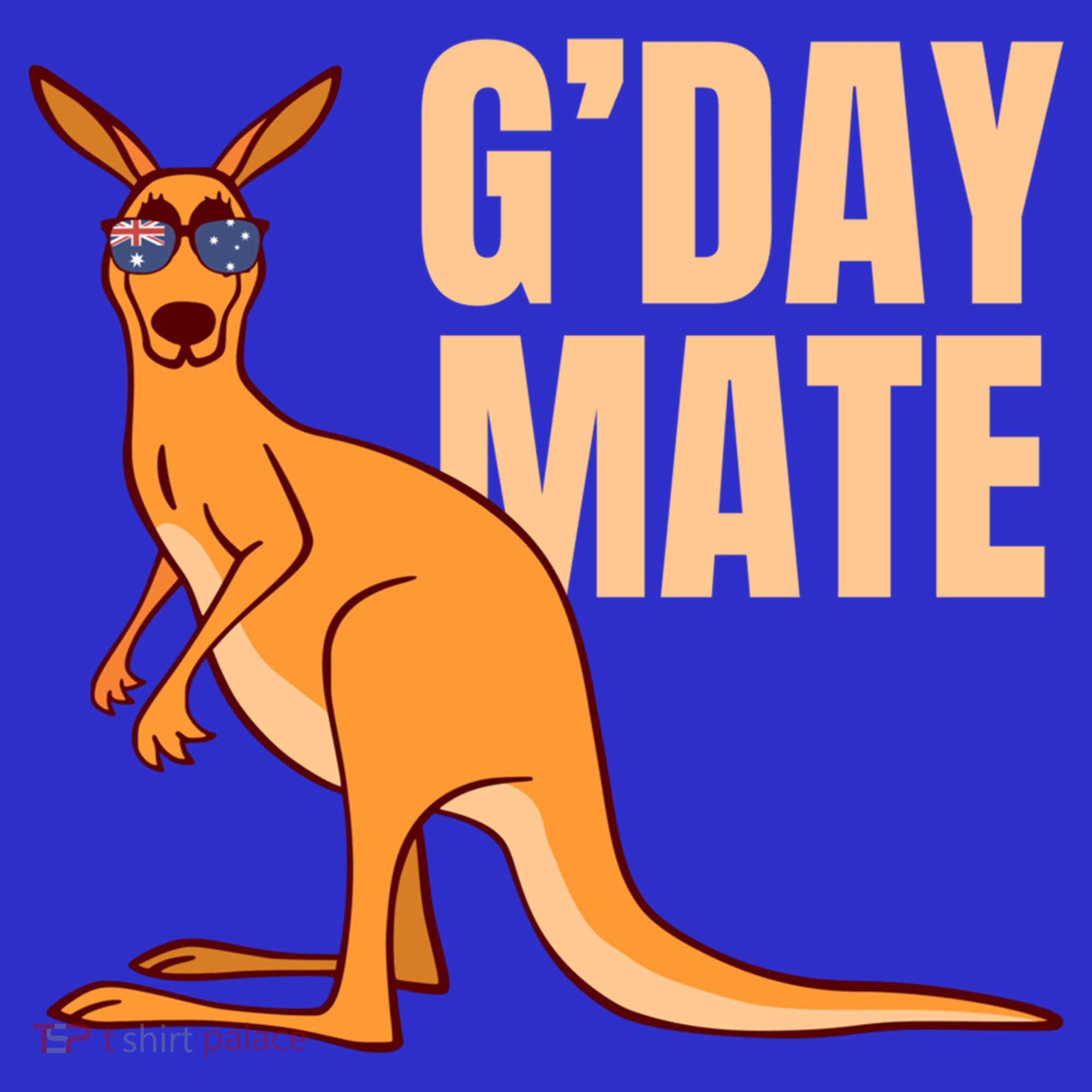 Australia G'day Mate Meaningful Gift Funny Kangaroo Australian Symbol Gift Women's Tank Top